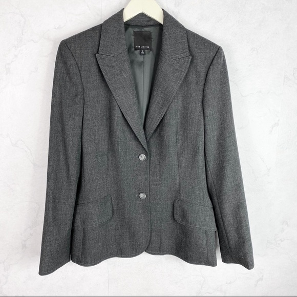 [The Limited] Classic Gray Work Blazer - Picture 1 of 3